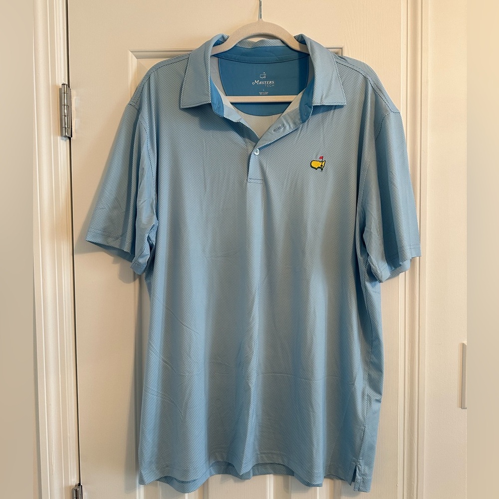 Masters Tech Blue/White Collar Shirt